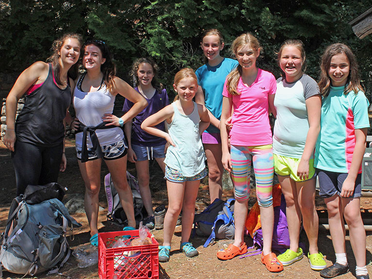 Whippoorwill campers in group photo